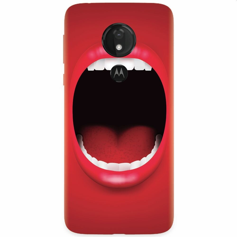 Husa silicon pentru Motorola Moto G7, Big Mouth