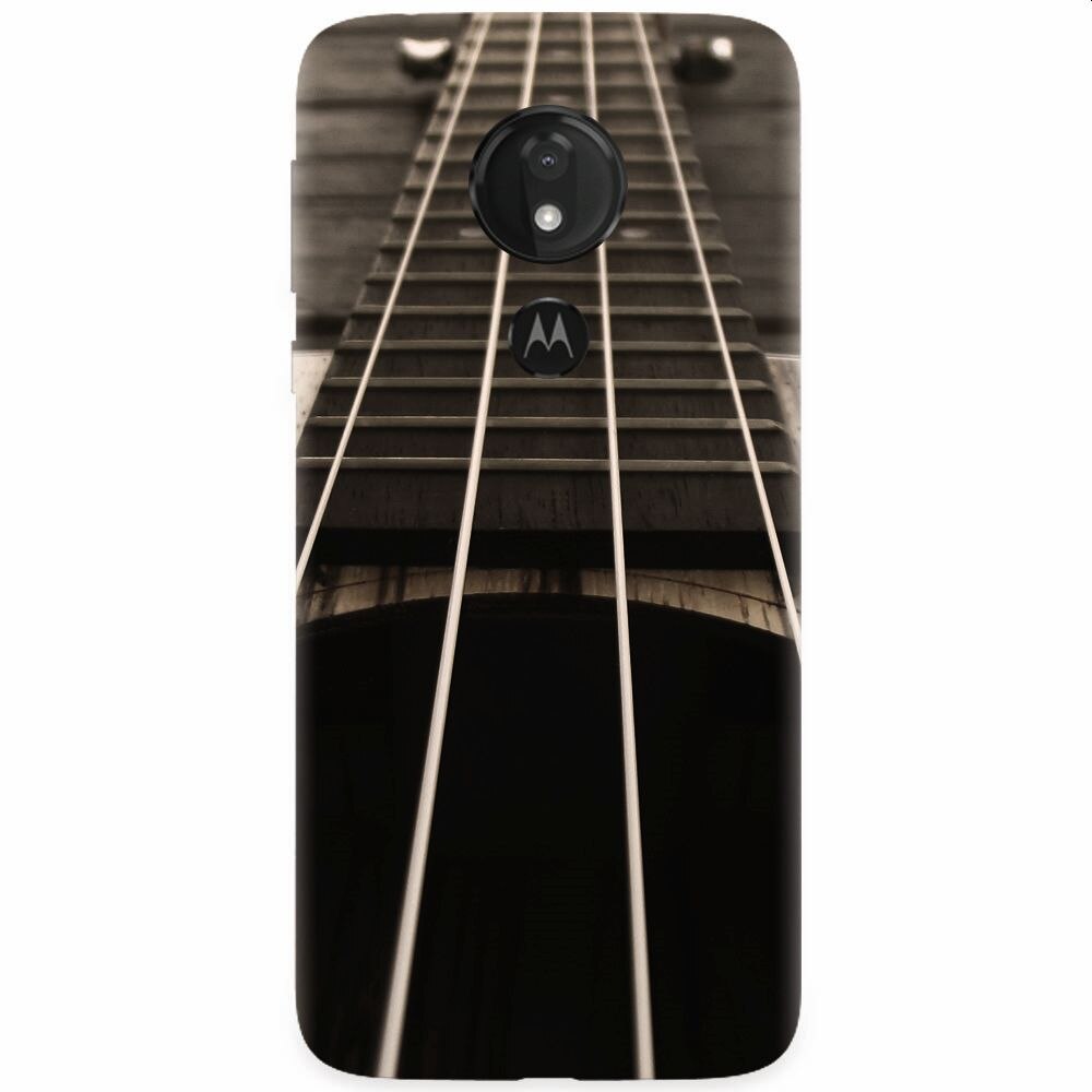 Husa silicon pentru Motorola Moto G7 Power, Bass Guitar