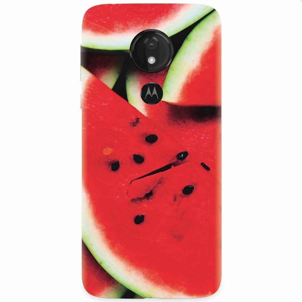 Husa silicon pentru Motorola Moto G7 Power, S Of Watermelon Slice