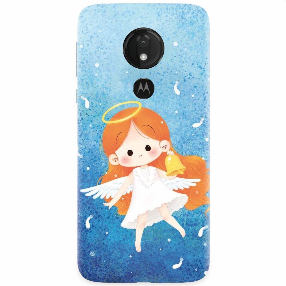 Husa silicon pentru Motorola Moto G7 Power, Cute Angel