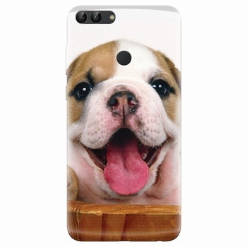 Husa silicon pentru Huawei P Smart, Puppies 002 Husa silicon pentru Huawei P Smart, Puppies 002