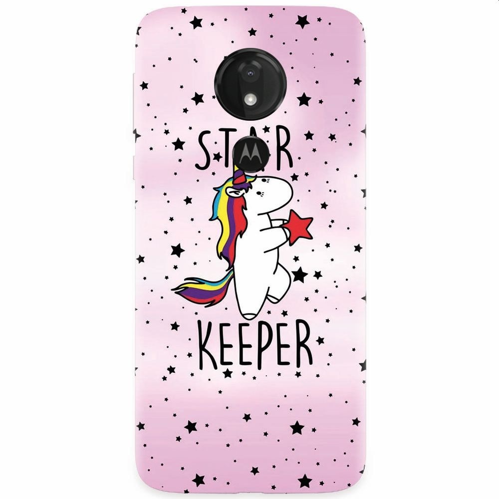 Husa silicon pentru Motorola Moto G7, Unicorn Star Keeper