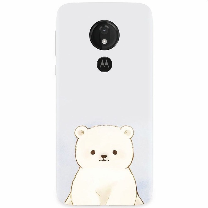 Силиконов калъф за Motorola Moto G7, Мече