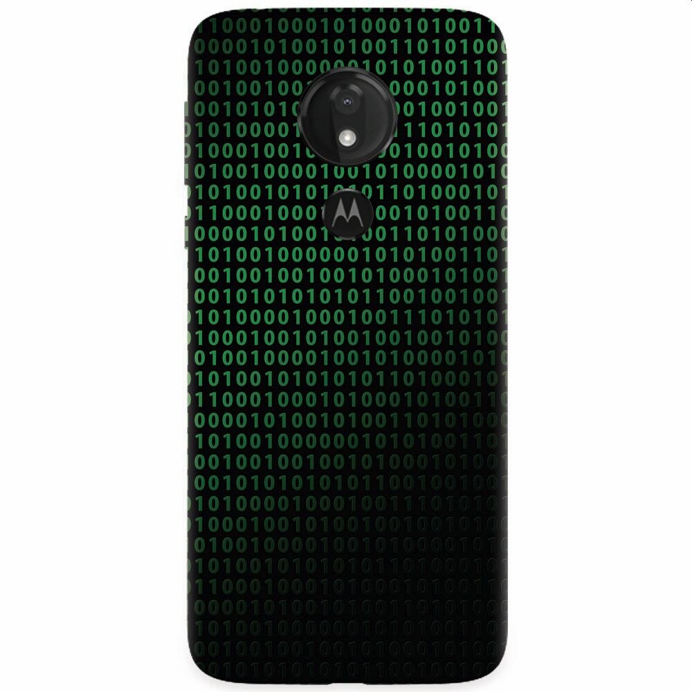 Husa silicon pentru Motorola Moto G7, Binary Code