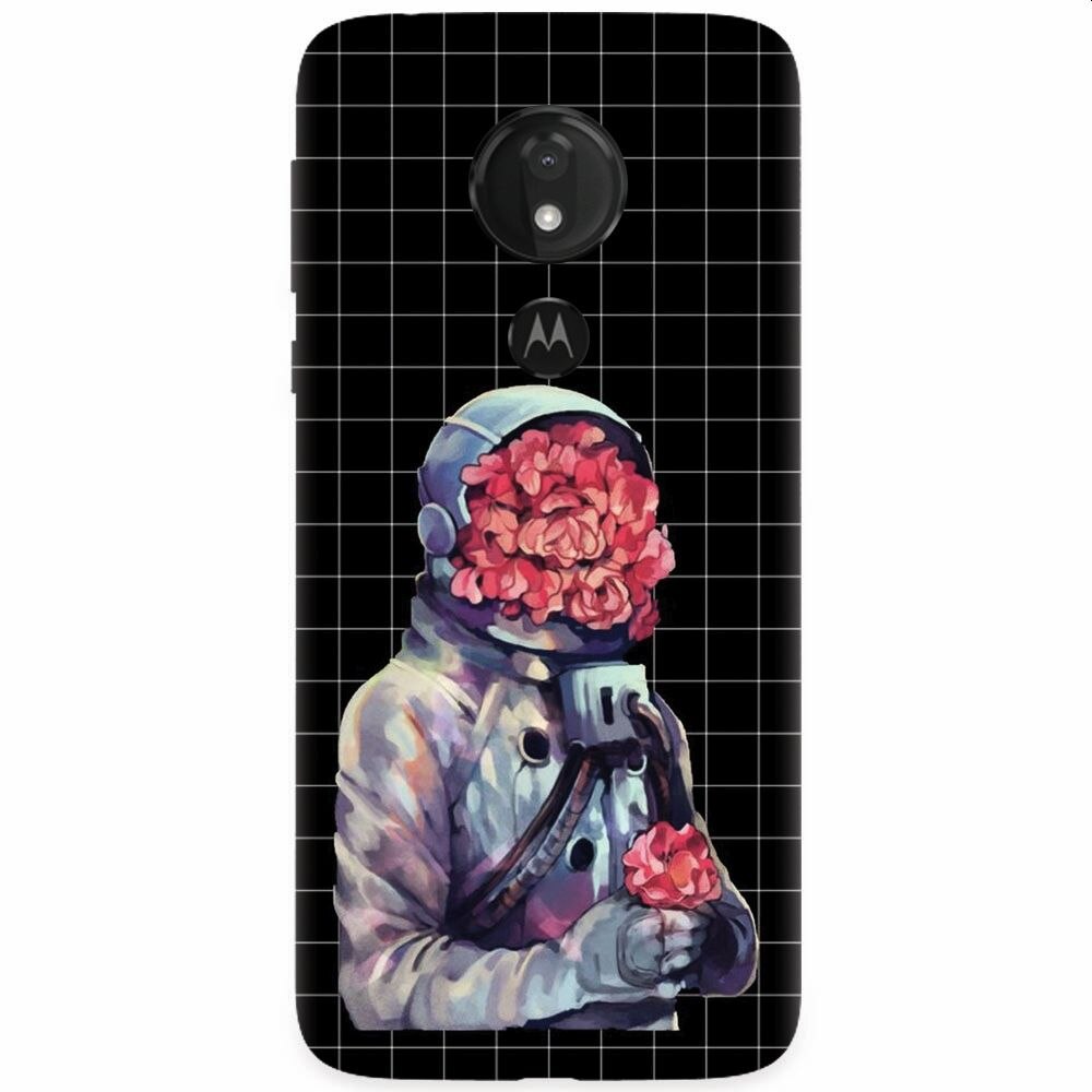 Husa silicon pentru Motorola Moto G7 Power, Astronaut Love