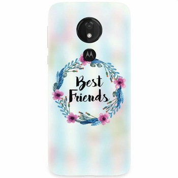 Husa silicon pentru Motorola Moto G7, Best Friends 001 Husa silicon pentru Motorola Moto G7, Best Friends 001