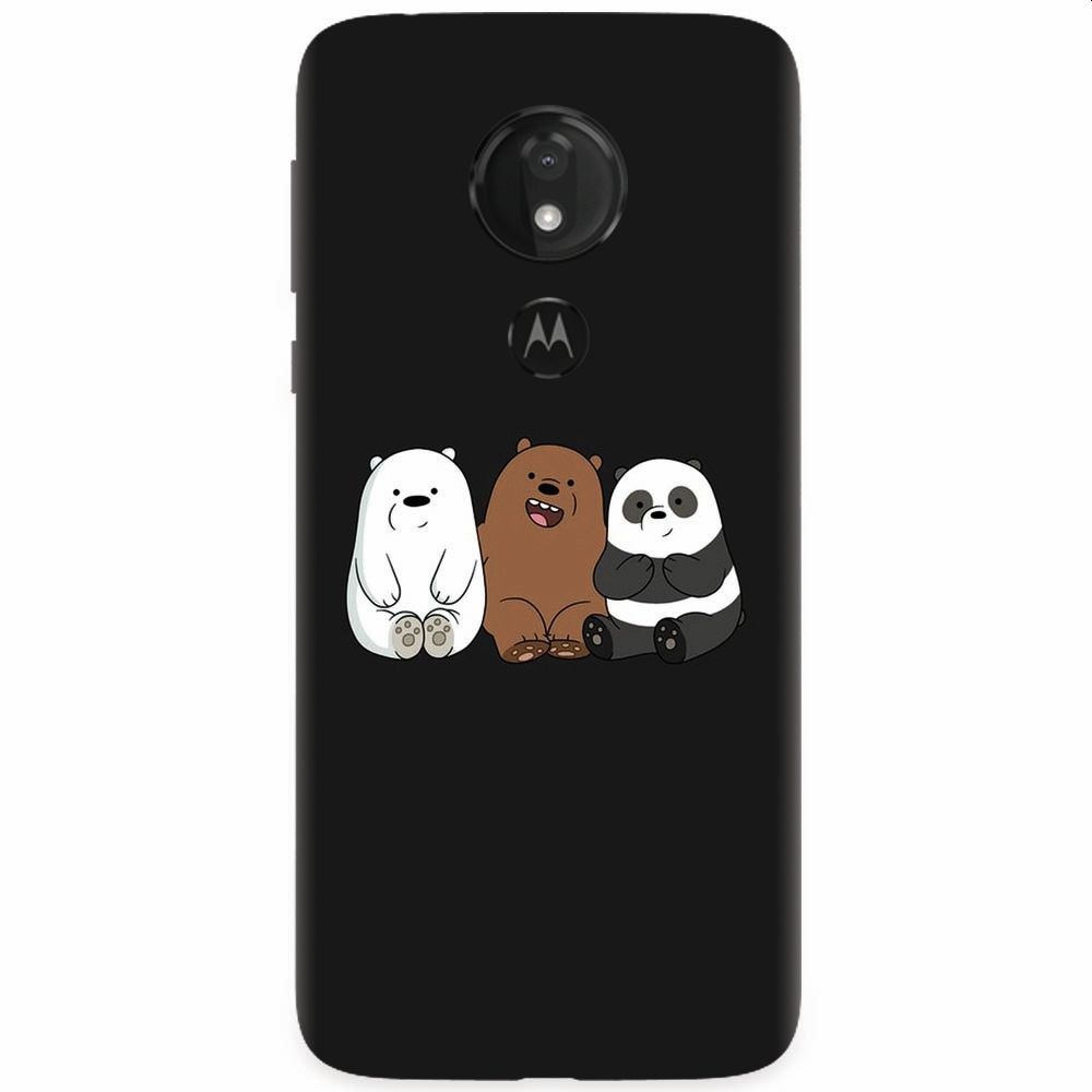 Husa silicon pentru Motorola Moto G7 Power, Bears
