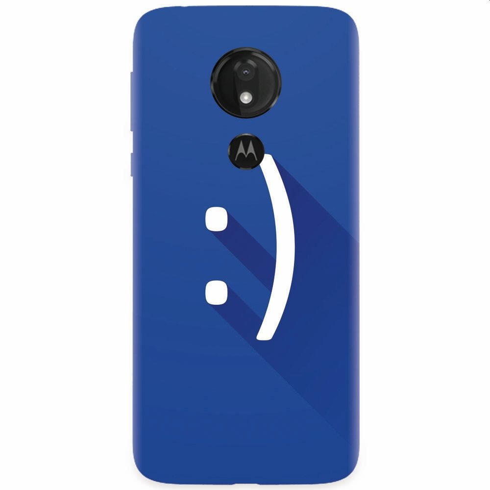 Husa silicon pentru Motorola Moto G7, Smile