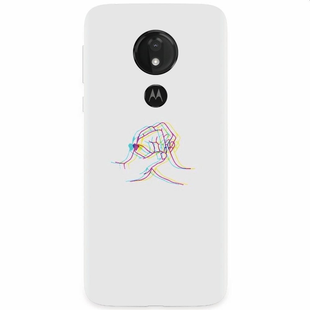 Husa silicon pentru Motorola Moto G7 Power, With Love