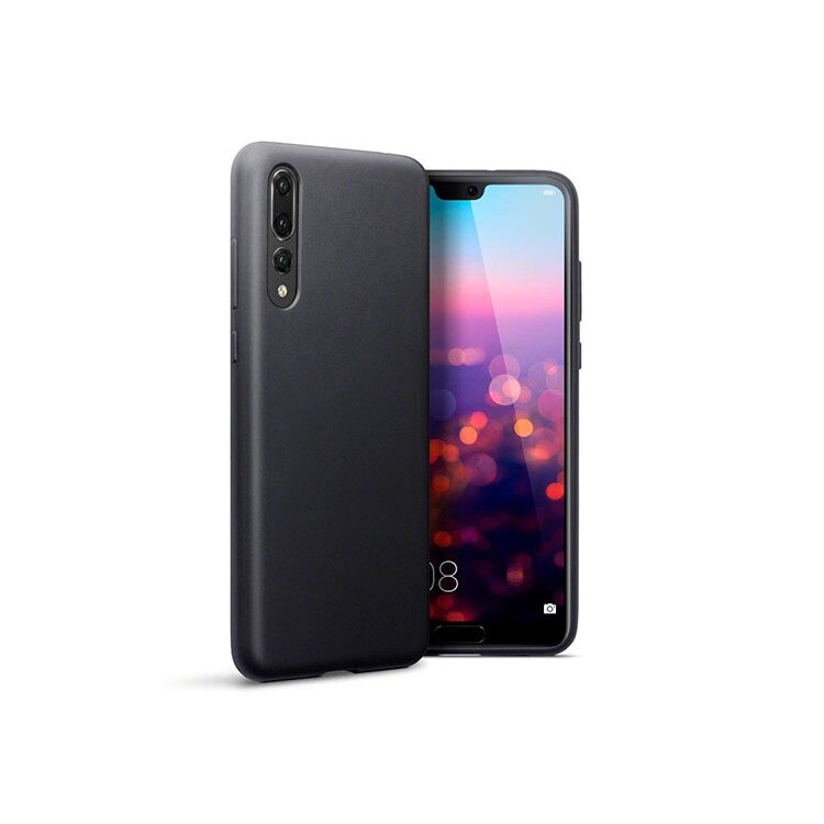 Husa protectie slim, Huawei P20, Silicon, Negru