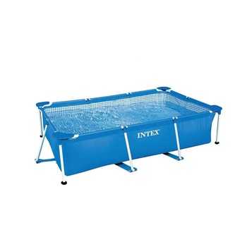 Piscina Intex, Cadru Metal, Bazin Forma Dreptunghiulara, Familie Copii Relaxare Curte, 220 x 150 x 60 cm Piscina Intex, Cadru Metal, Bazin Forma Dreptunghiulara, Familie Copii Relaxare Curte, 220 x 150 x 60 cm