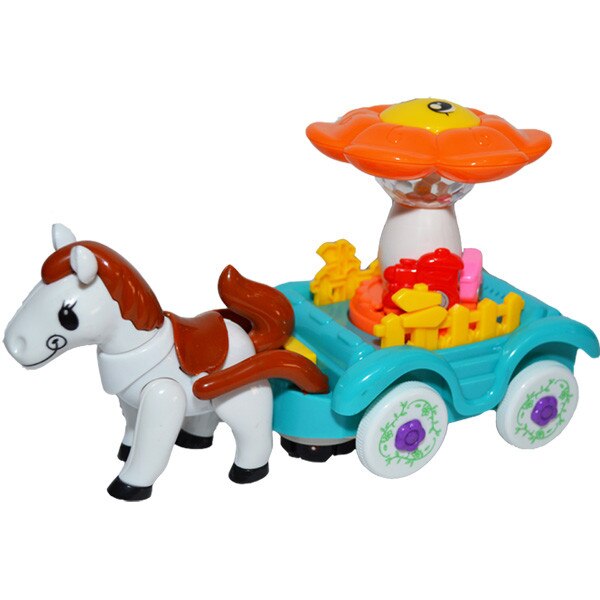 Caleasca cu calut, lumini si sunete, Robentoys