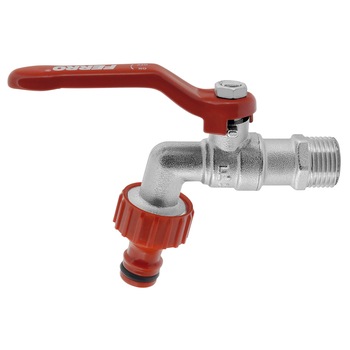 Robinet dublu serviciu alama Conexiune MT 1/2'' Port furtun Robinet dublu serviciu alama Conexiune MT 1/2'' Port furtun