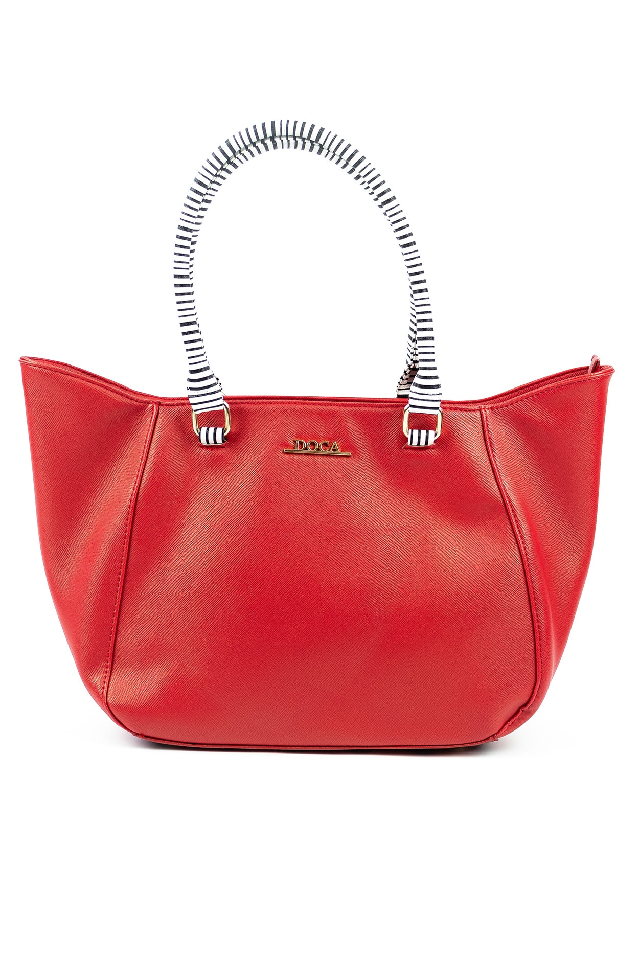 Geanta de umar rosie din piele ecologica Doca, de dama, E10849