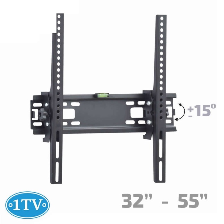 Стойка за Телевизор 32-55" инча 1TV наклон +/-15°, VESA 400, до 25кг