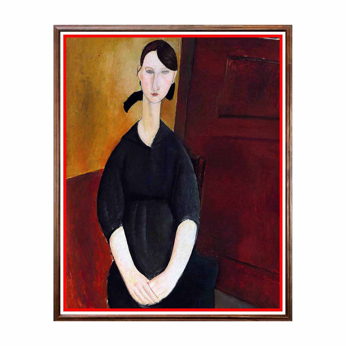 Tablou Poster, Arta Sec. XX, Amedeo Modigliani - Portrait de Paulette Jourdain - ASD-060, 40 x 50 cm
