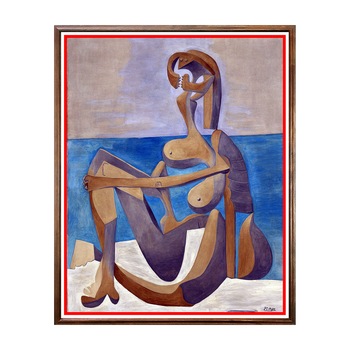 Tablou Poster, Arta Sec. XX, Pablo Picasso - Seated Bather - ASD-013, 40 x 50 cm Tablou Poster, Arta Sec. XX, Pablo Picasso - Seated Bather - ASD-013, 40 x 50 cm