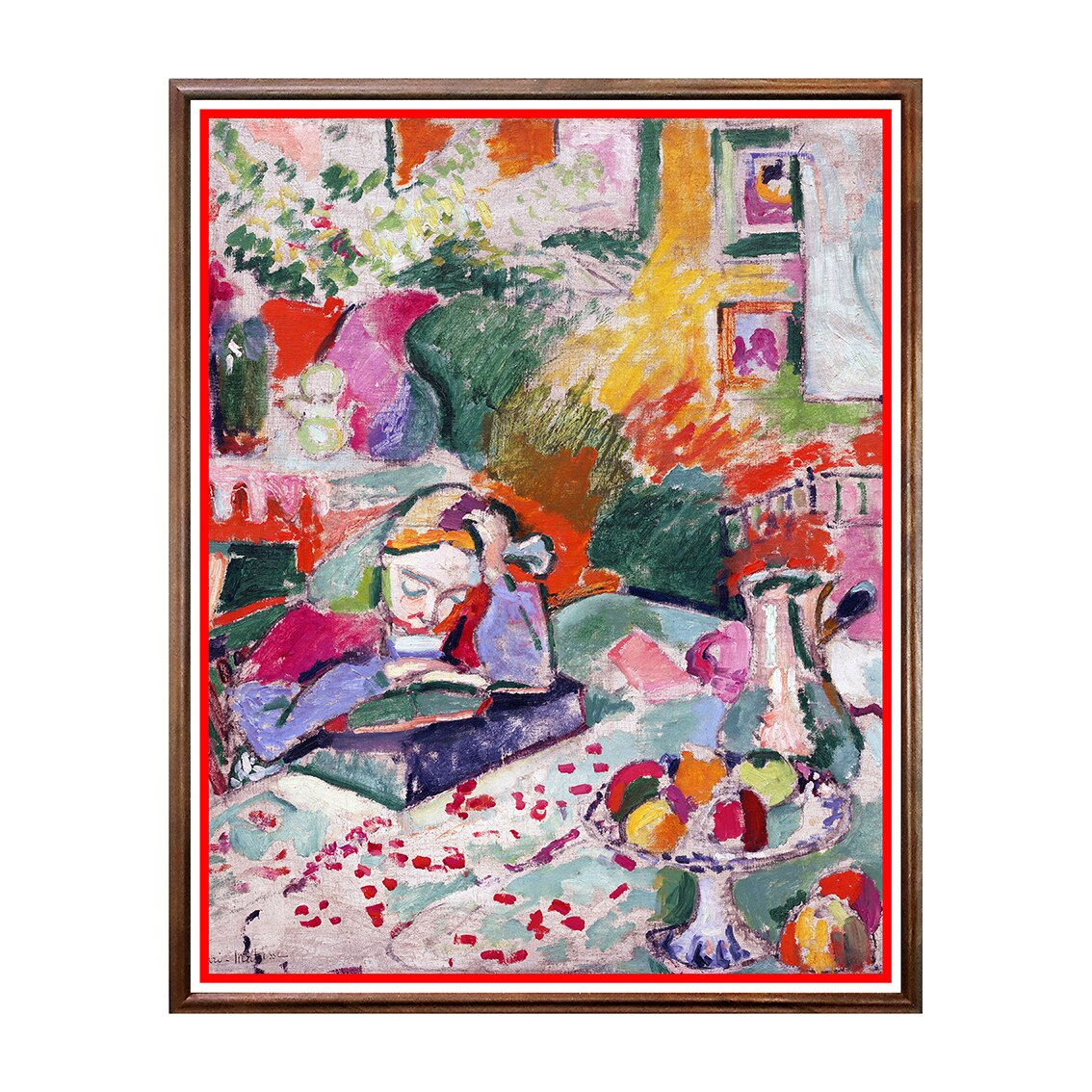 Tablou Poster, Arta Sec. XX, Henri Matisse - Interior with a Young Girl - ASD-145, 40 x 50 cm
