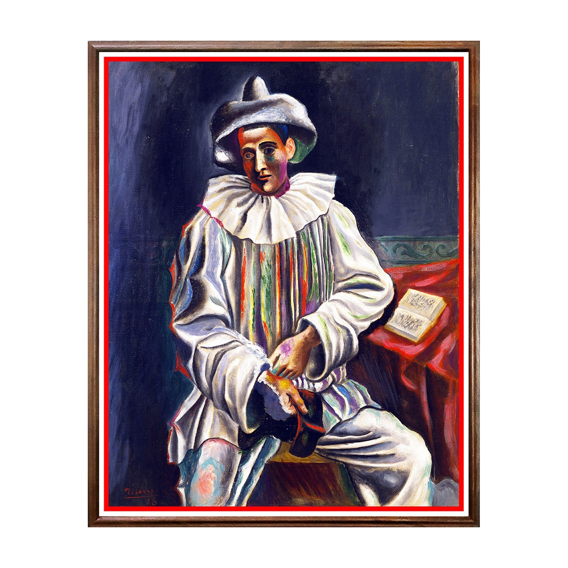 Tablou Poster, Arta Sec. XX, Pablo Picasso - Pierrot - ASD-015, 40 x 50 cm