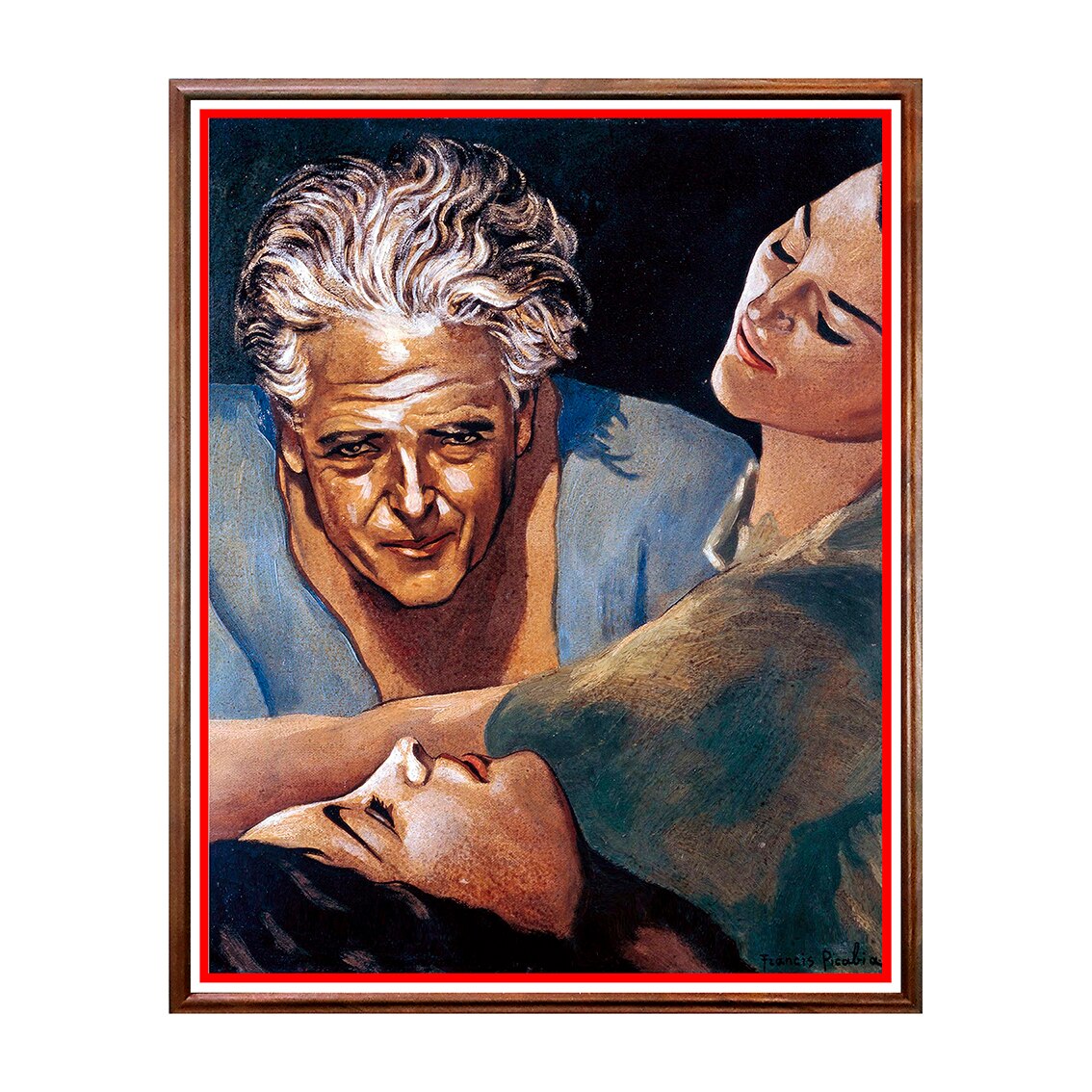 Tablou Poster, Arta Sec. XX, Francis Picabia - Autoportrait - ASD-097, 40 x 50 cm