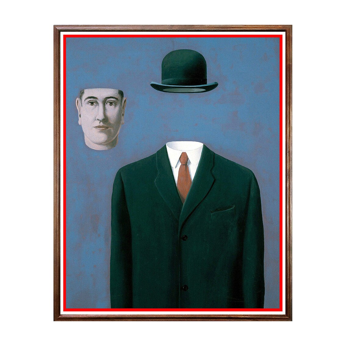 Tablou Poster, Arta Sec. XX, René Magritte - The Pilgrim - ASD-206, 40 x 50 cm