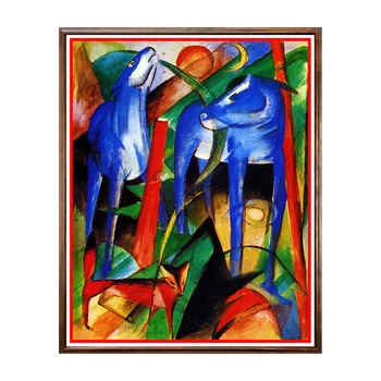 Tablou Poster, Arta Sec. XX, Franz Marc - Blue Deer - ASD-111, 40 x 50 cm Tablou Poster, Arta Sec. XX, Franz Marc - Blue Deer - ASD-111, 40 x 50 cm