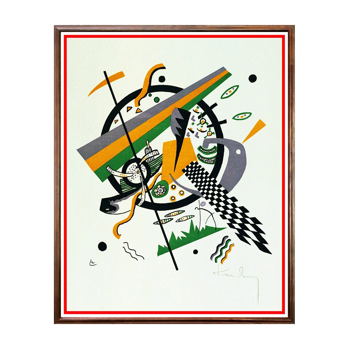Tablou Poster, Arta Sec. XX, Vasily Kandinsky - ASD-225, 40 x 50 cm