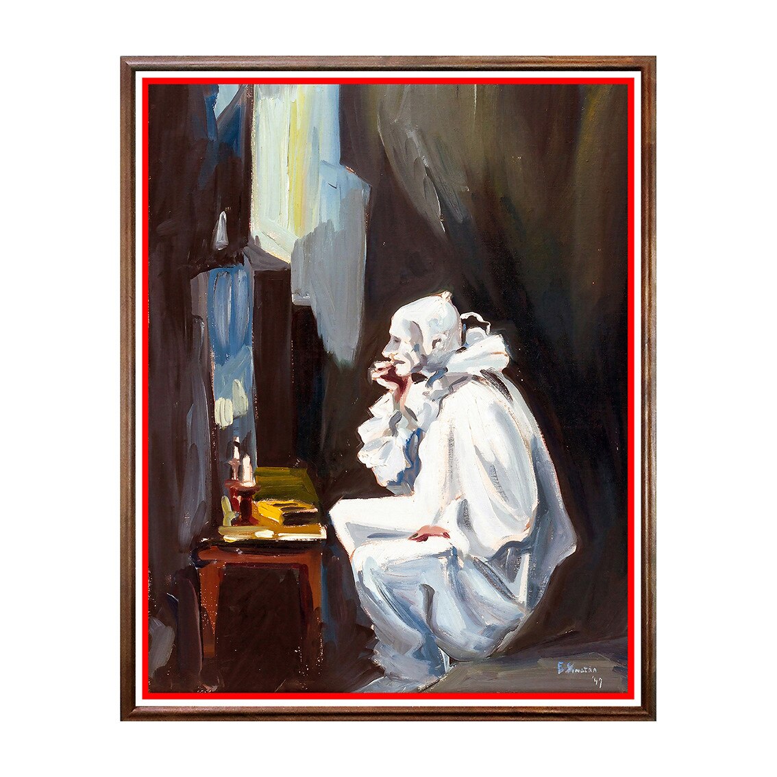 Tablou Poster, Arta Sec. XX, Frank Sinatra - Sad Clown - ASD-001, 40 x 50 cm