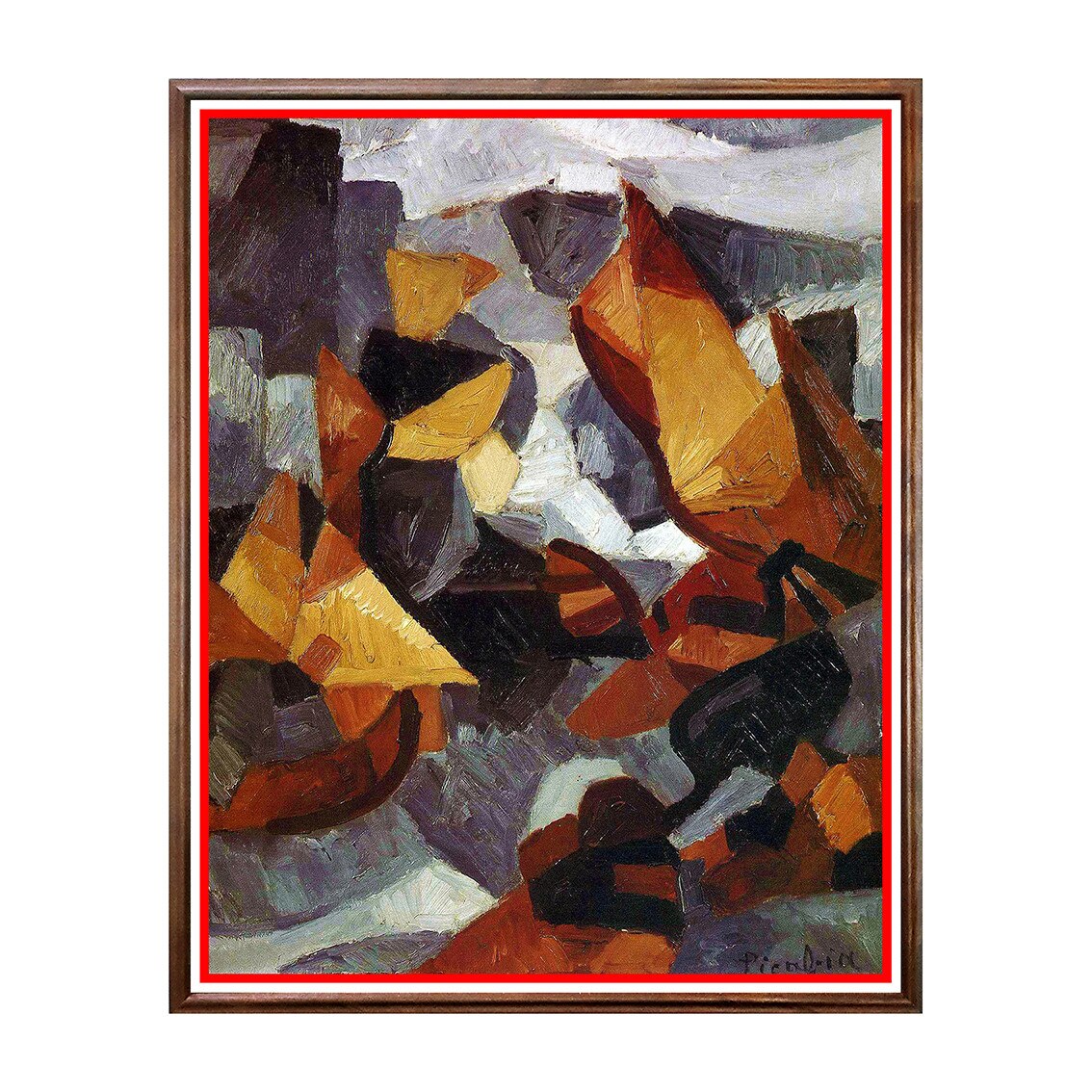 Tablou Poster, Arta Sec. XX, Francis Picabia - Port of Naples - ASD-103, 40 x 50 cm