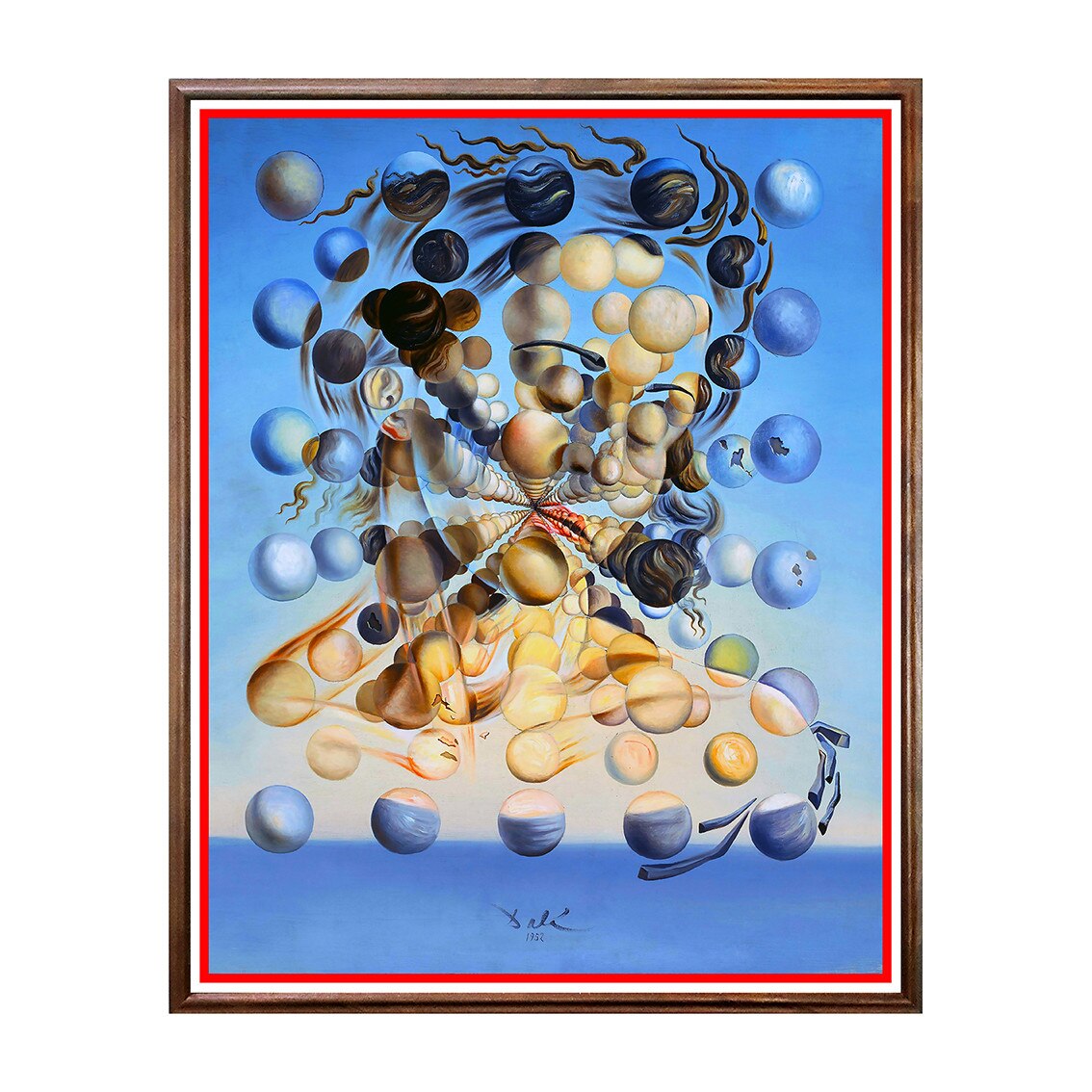 Tablou Poster, Arta Sec. XX, Dali - Galatea of the Spheres - ASD-026, 40 x 50 cm