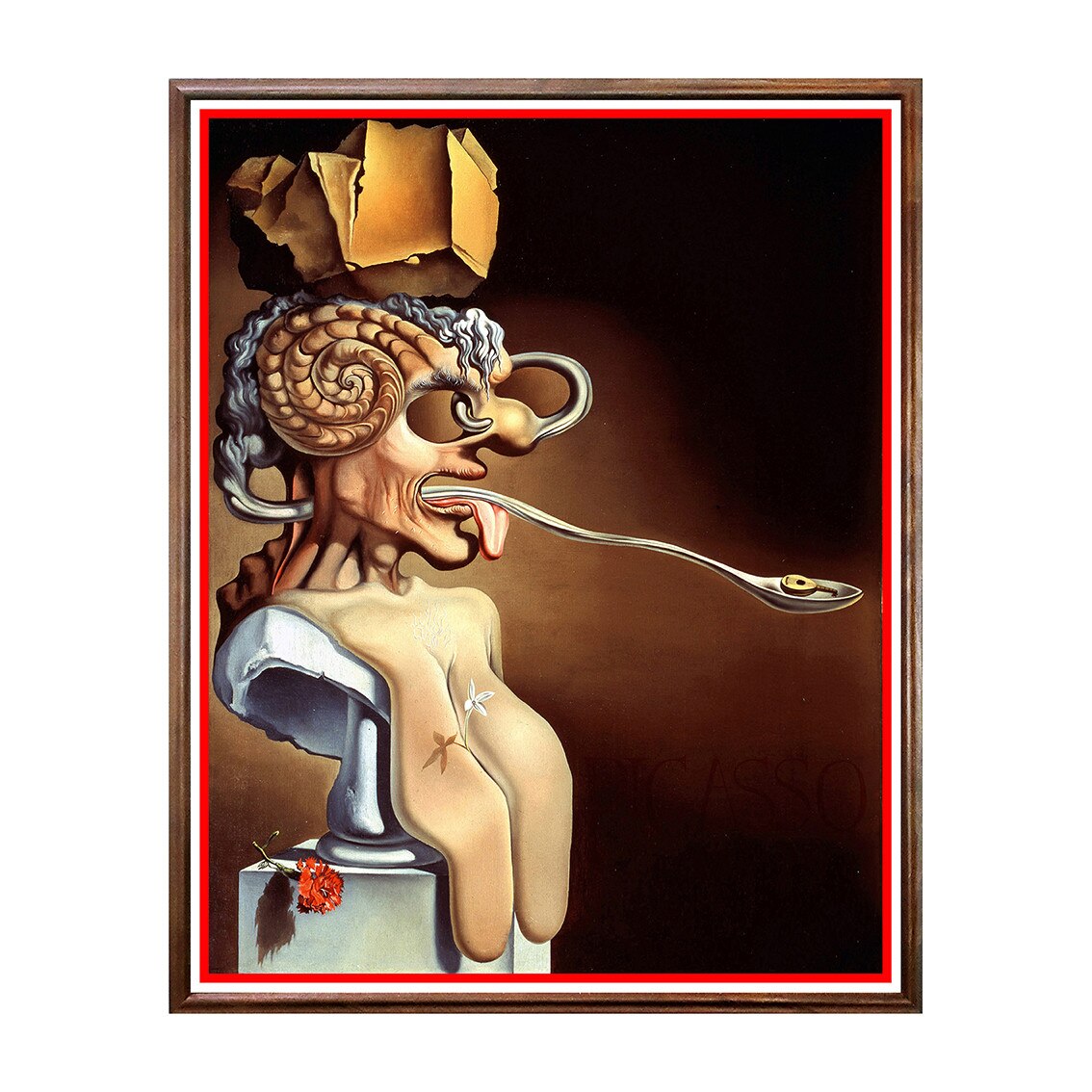 Tablou Poster, Arta Sec. XX, Dali - Portrait of Picasso - ASD-034, 40 x 50 cm