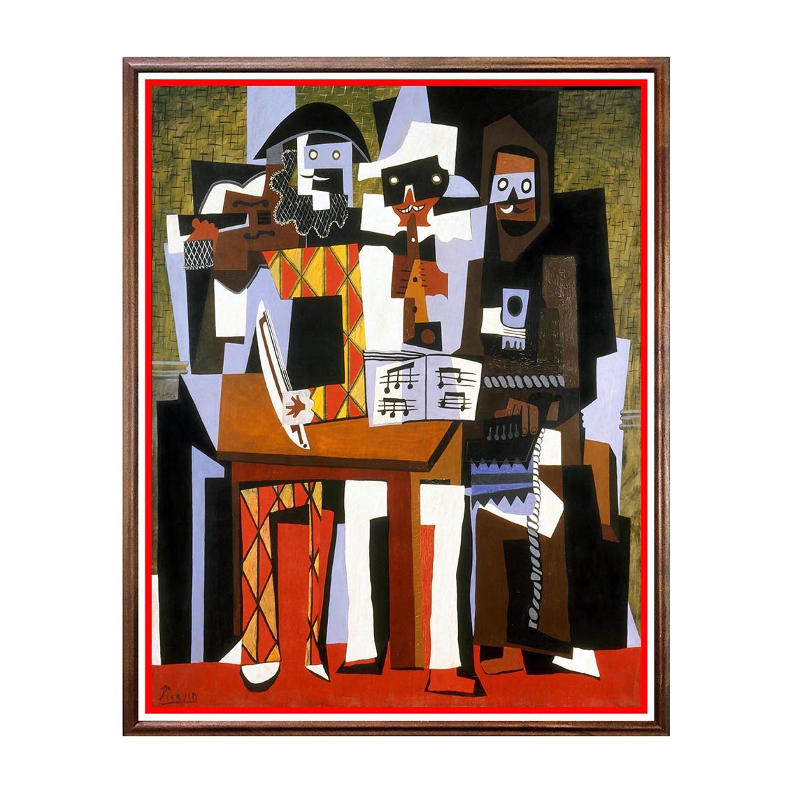 Tablou Poster, Arta Sec. XX, Pablo Picasso - Three Musicians - ASD-016, 40 x 50 cm