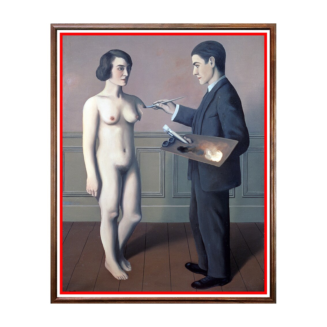 Tablou Poster, Arta Sec. XX, René Magritte - Attempting the Impossible - ASD-195, 40 x 50 cm