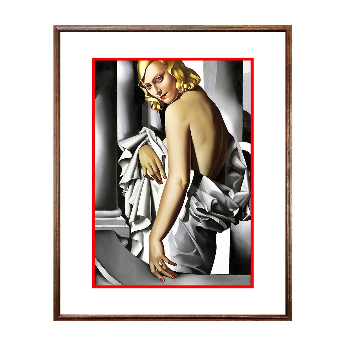 Tablou Poster, Arta Sec. XX, Tamara de Lempicka - Portrait of Marjorie Ferry - ASD-210, 40 x 50 cm