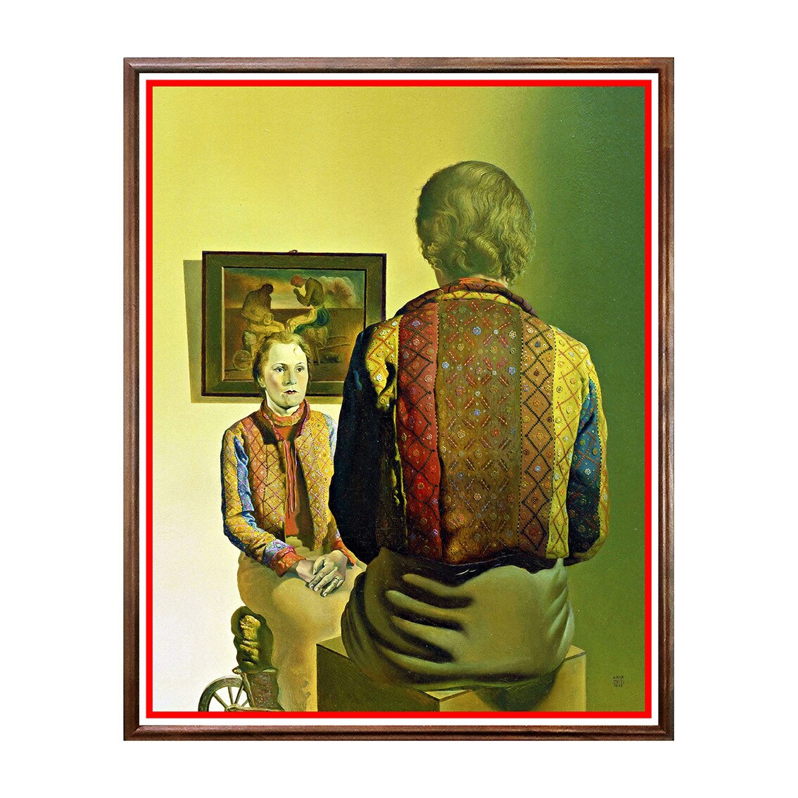 Tablou Poster, Arta Sec. XX, Dalí - Portrait of Gala - ASD-032, 40 x 50 cm