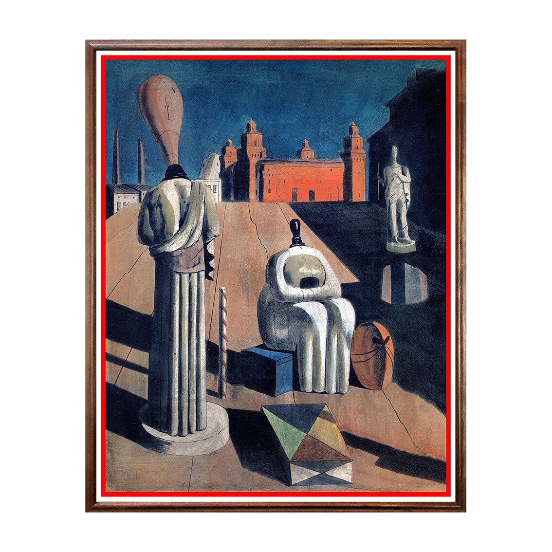 Tablou Poster, Arta Sec. XX, Giorgio de Chirico - The Disquieting Muses - ASD-130, 40 x 50 cm