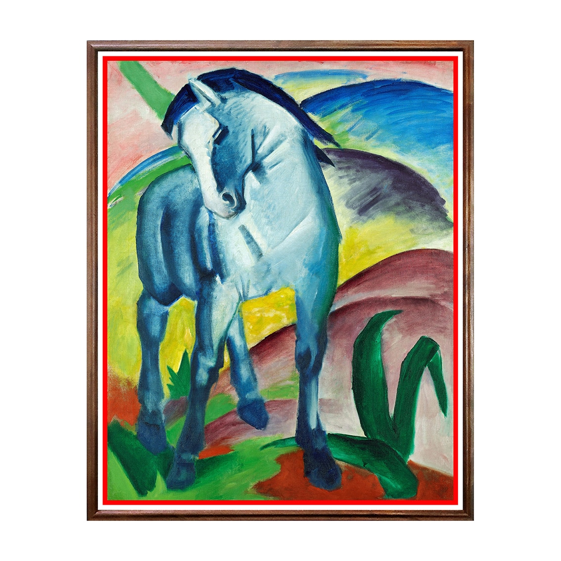 Tablou Poster, Arta Sec. XX, Franz Marc - Blue Horse - ASD-112, 40 x 50 cm