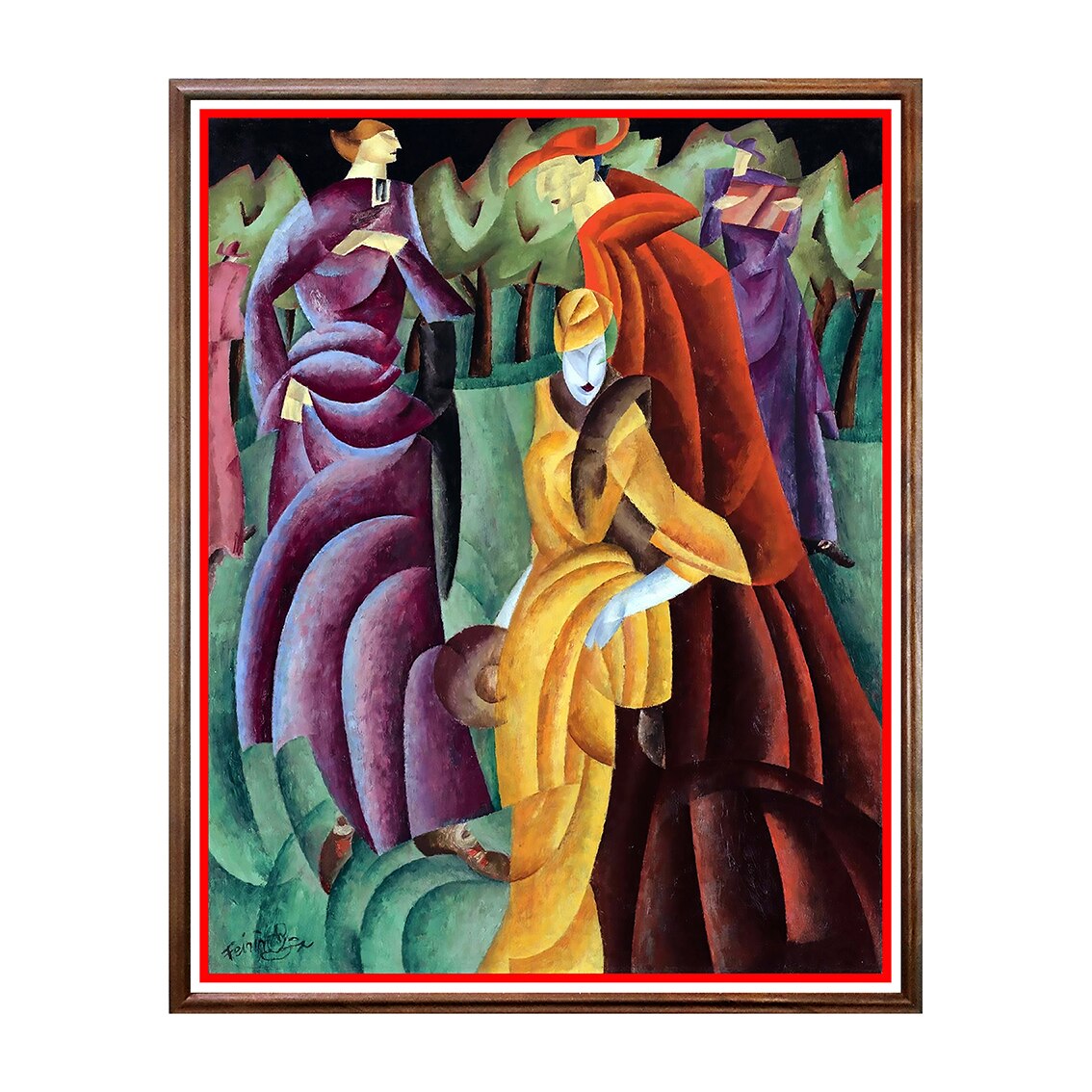 Tablou Poster, Arta Sec. XX, Lyonel Feininger - Jesuits - ASD-171, 40 x 50 cm