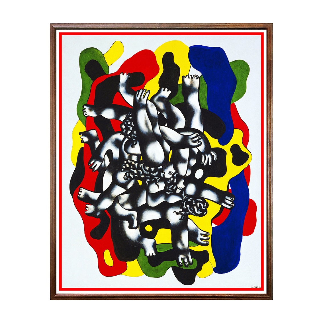 Tablou Poster, Arta Sec. XX, Fernand Léger - The Divers - ASD-093, 40 x 50 cm