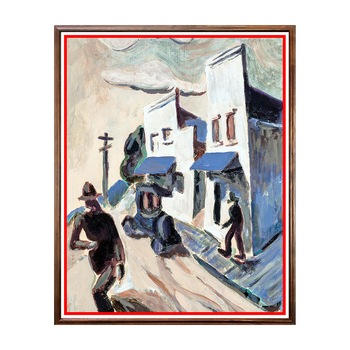 Tablou Poster, Arta Sec. XX, Thomas Hart Benton - Main Street - ASD-218, 40 x 50 cm Tablou Poster, Arta Sec. XX, Thomas Hart Benton - Main Street - ASD-218, 40 x 50 cm