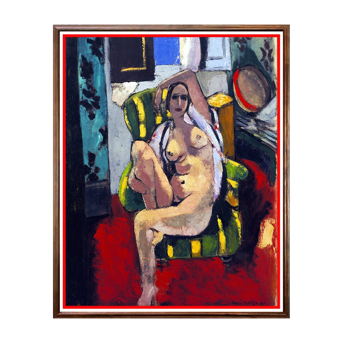 Tablou Poster, Arta Sec. XX, Henri Matisse - Odalisque with a Tambourine - ASD-148, 40 x 50 cm