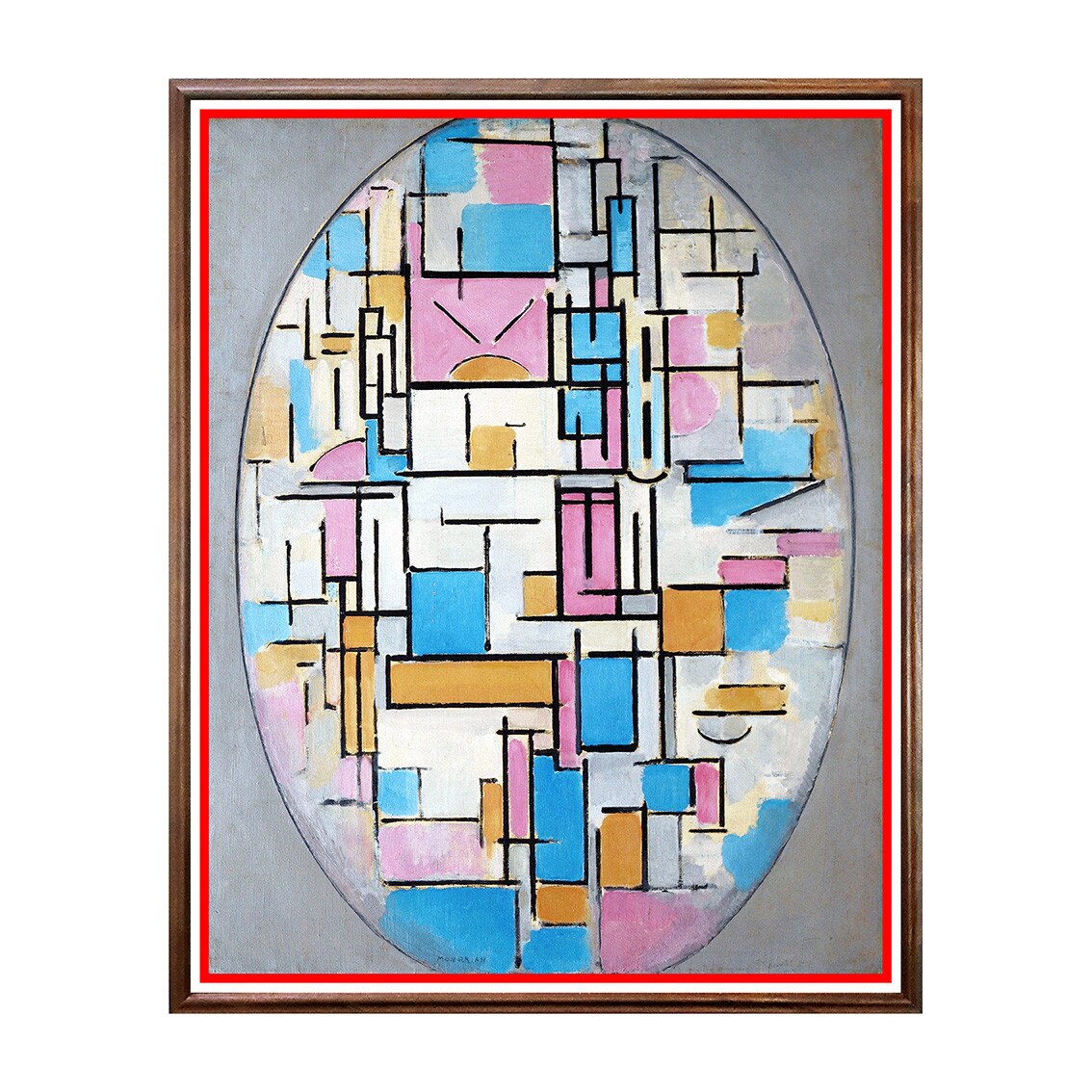 Tablou Poster, Arta Sec. XX, Piet Mondrian - ASD-193, 40 x 50 cm