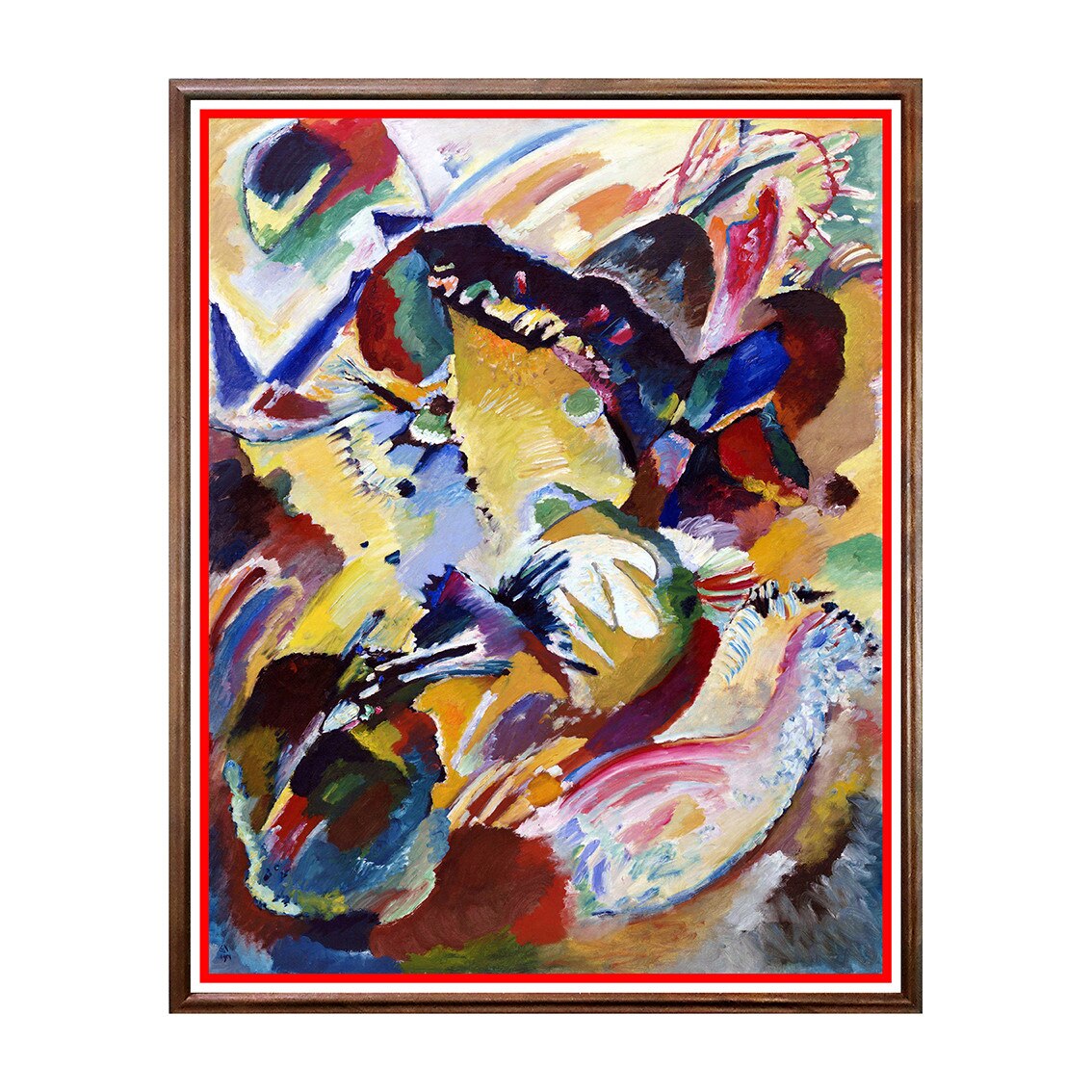 Tablou Poster, Arta Sec. XX, Vasily Kandinsky - ASD-222, 40 x 50 cm