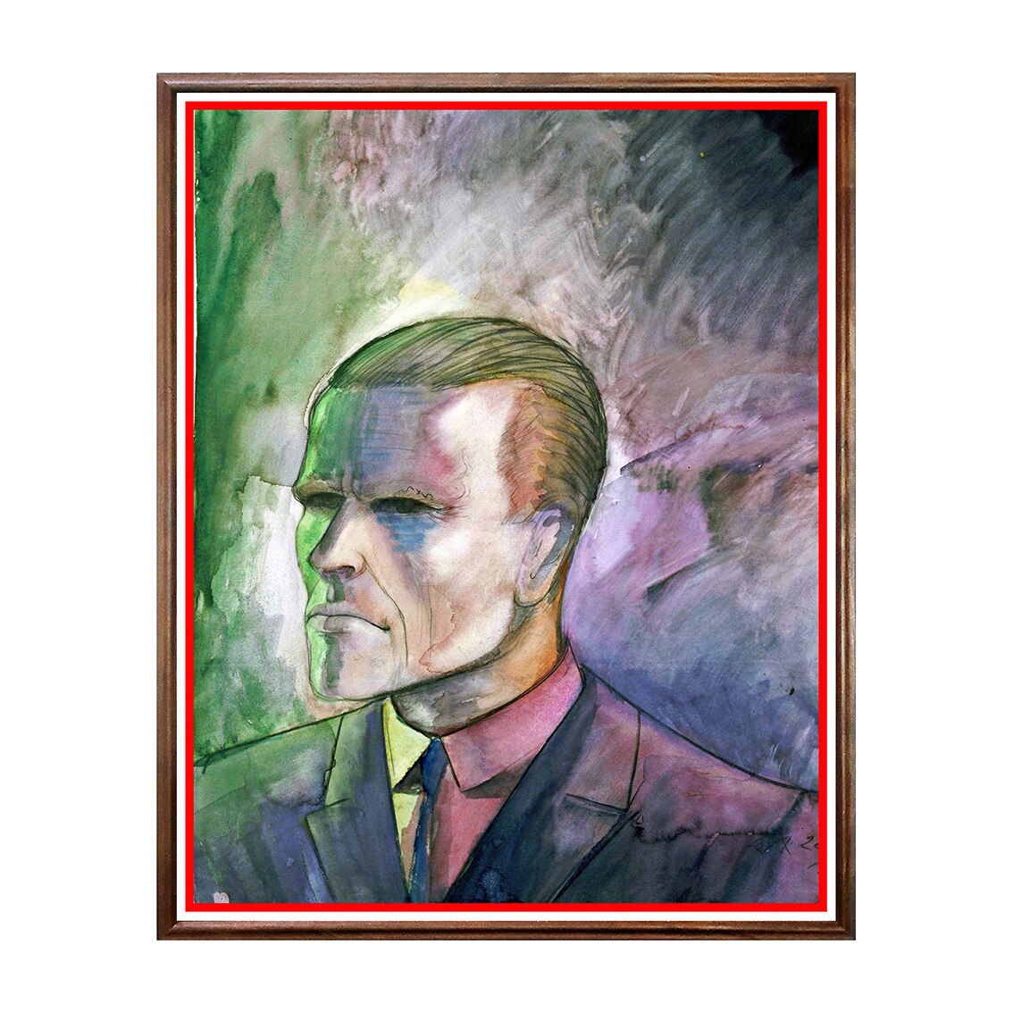 Tablou Poster, Arta Sec. XX, Otto Dix - Self-Portrait - ASD-188, 40 x 50 cm