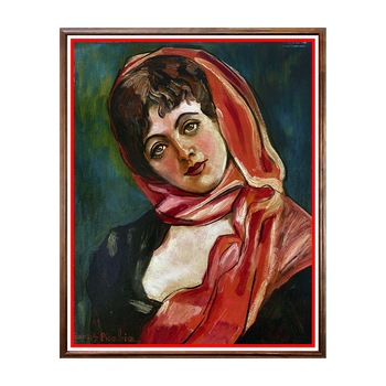 Tablou Poster, Arta Sec. XX, Francis Picabia - Visage de Femme - ASD-110, 40 x 50 cm Tablou Poster, Arta Sec. XX, Francis Picabia - Visage de Femme - ASD-110, 40 x 50 cm