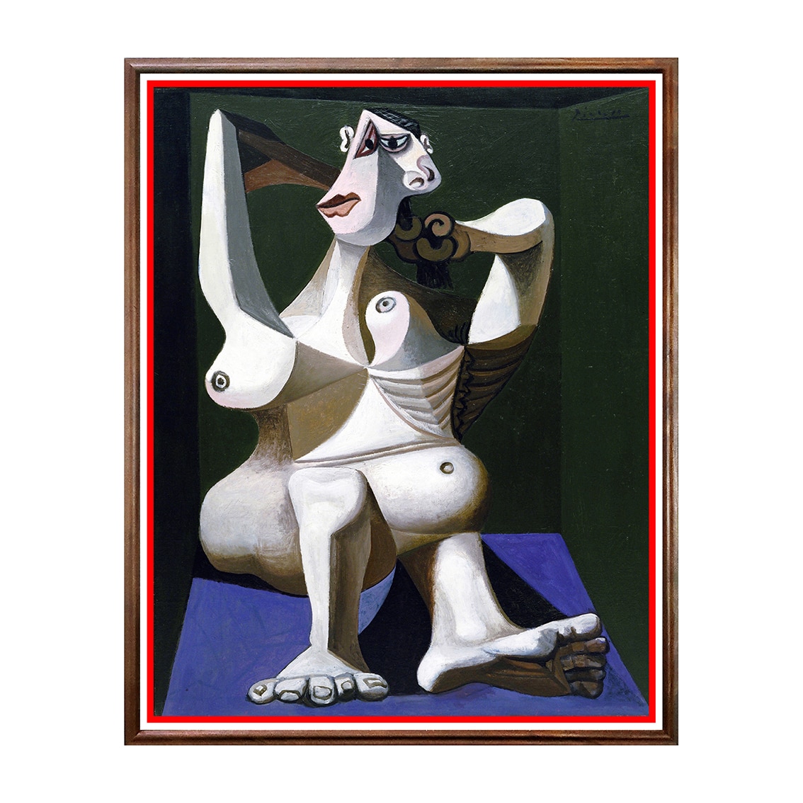 Tablou Poster, Arta Sec. XX, Pablo Picasso - Woman Dressing Her Hair - ASD-012, 40 x 50 cm