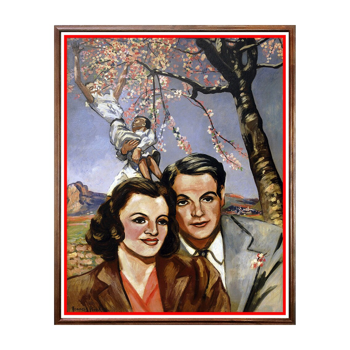 Tablou Poster, Arta Sec. XX, Francis Picabia - Portrait of a Couple - ASD-104, 40 x 50 cm