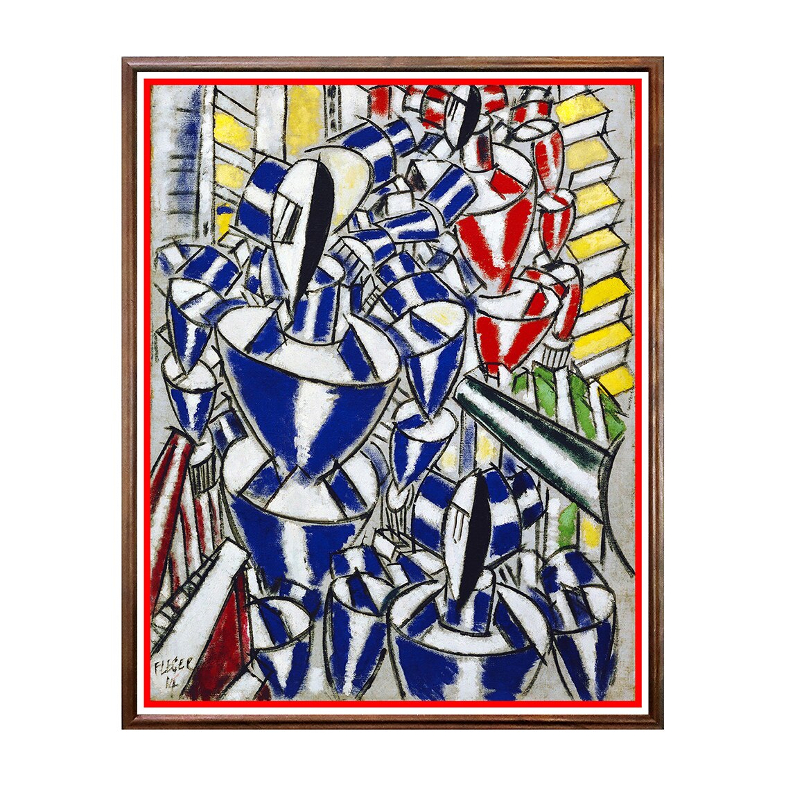 Tablou Poster, Arta Sec. XX, Fernand Léger - Exit the Ballets Russes - ASD-086, 40 x 50 cm