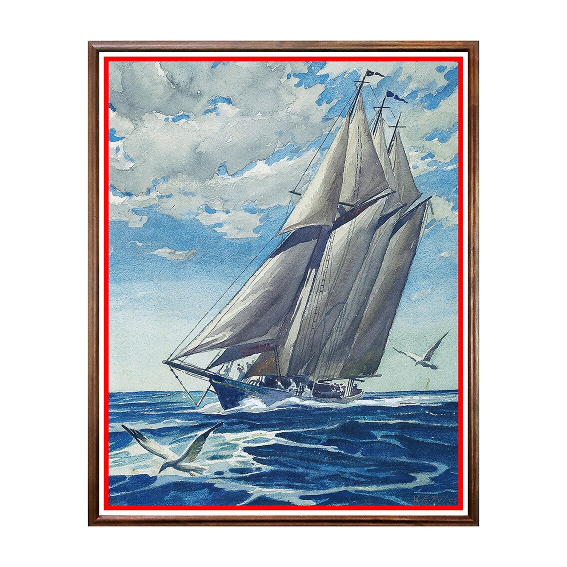 Tablou Poster, Peisaj Marin - PSM-091, 40 x 50 cm