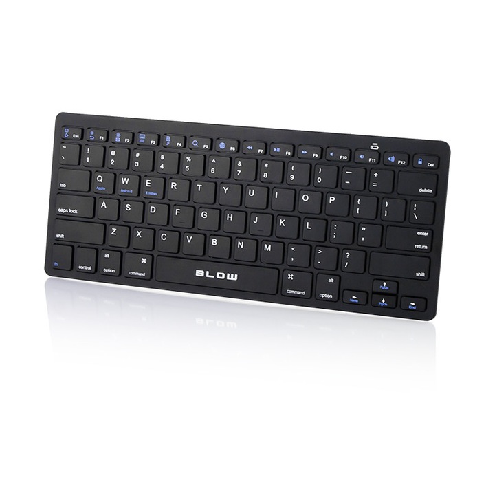 BLOW BLUETOOTH Vezeték nélküli Billentyűzet - 2x AAA elem - Android / Windows / IOS, Táblagép, PC, Laptop, Okostelefon